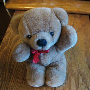 Vintage Dakin Teddy Bear from 1985 stands 7 inches tall